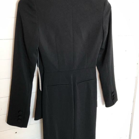 Jay Godfrey Conway Cropped Tuxedo One Piece Jumpsuit - Picture 9 of 11